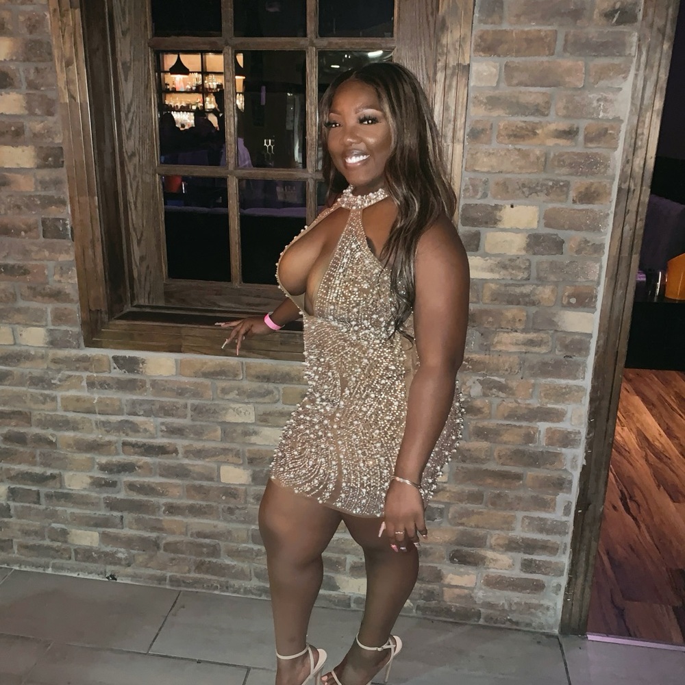 Shine On Embellished Birthday Dress